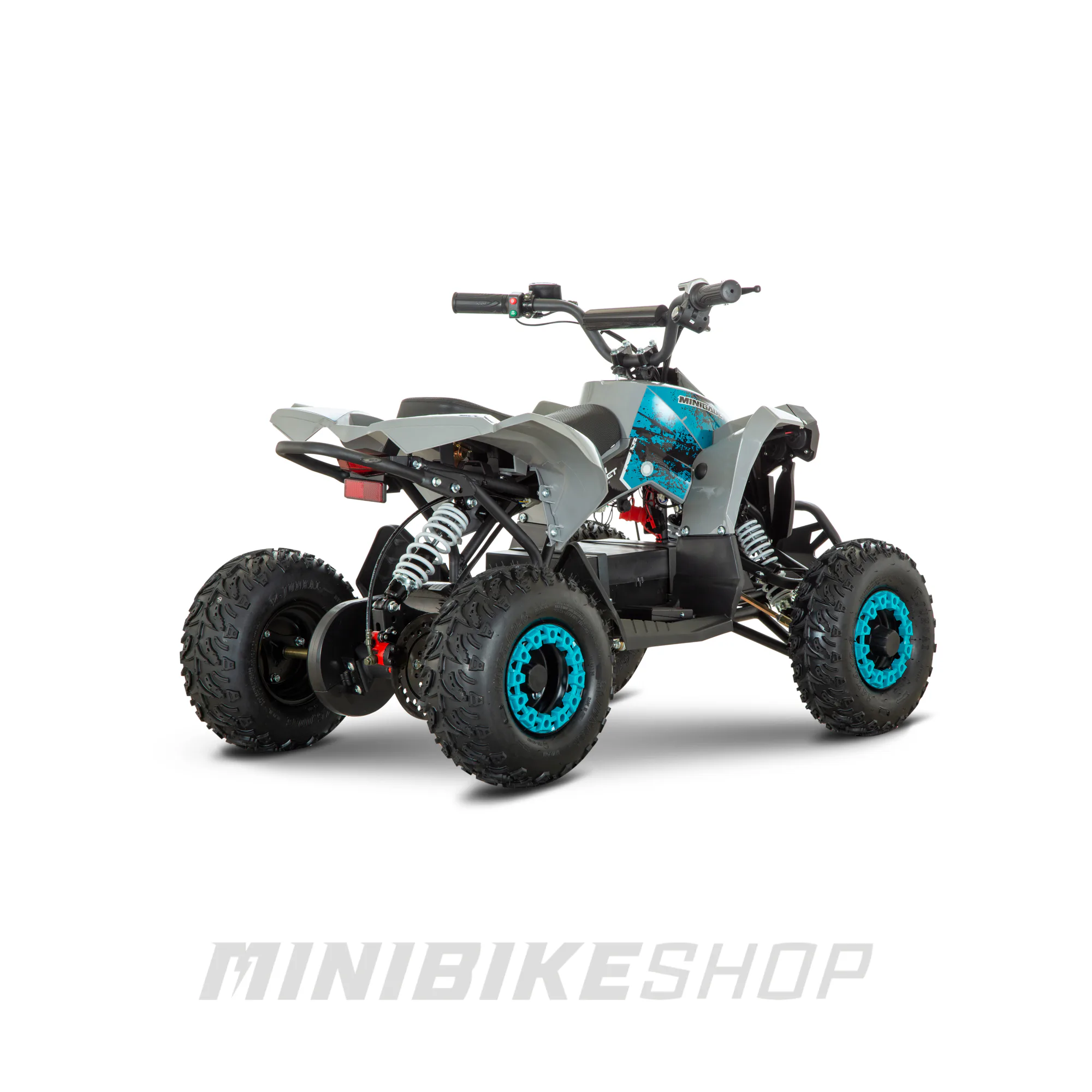 Atv Electric copii 4-7 ani MiniGade 1200W 48V ROZ  Albastru Gri [2]