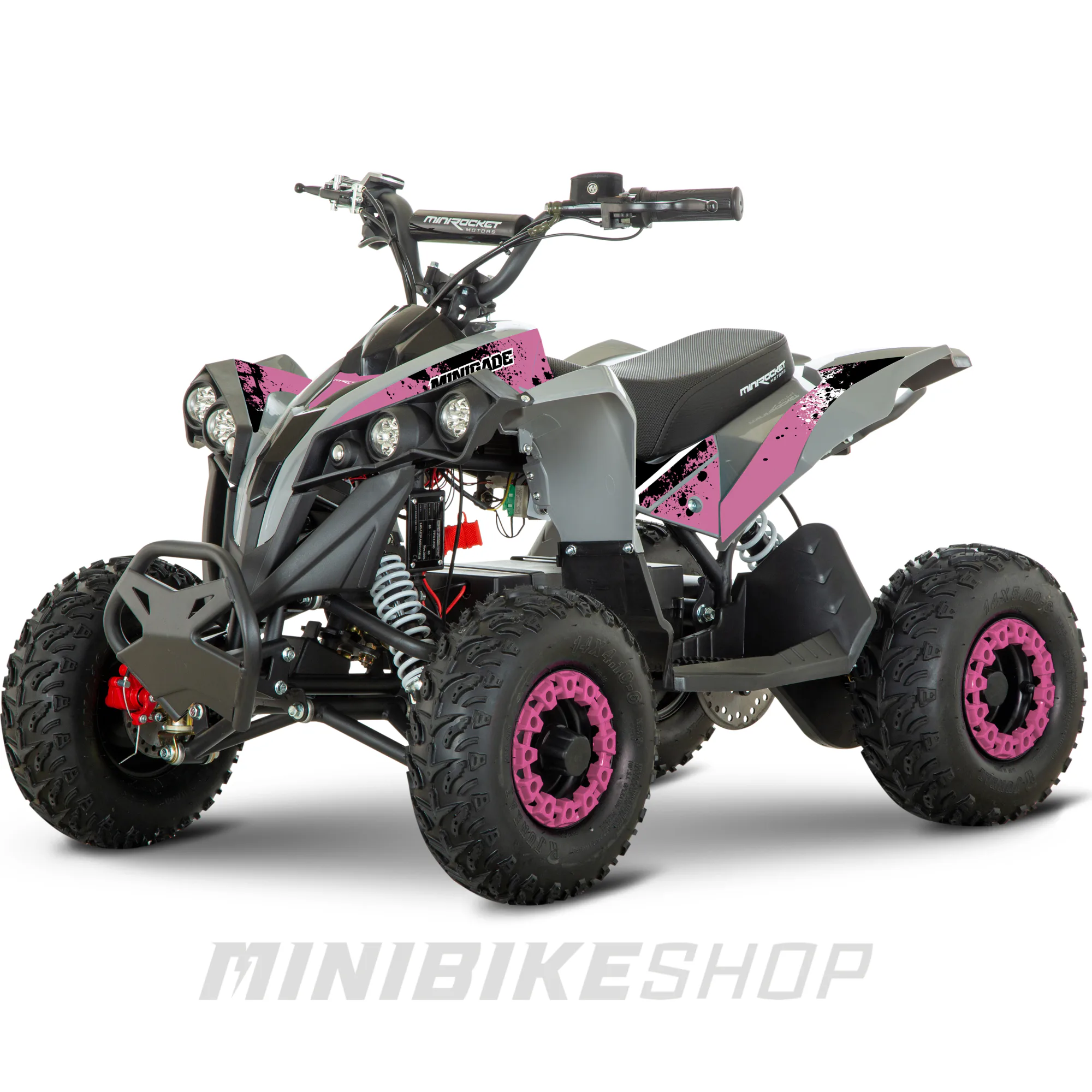 Atv - Atv Electric copii 4-7 ani MiniGade 1200W 48V ROZ
