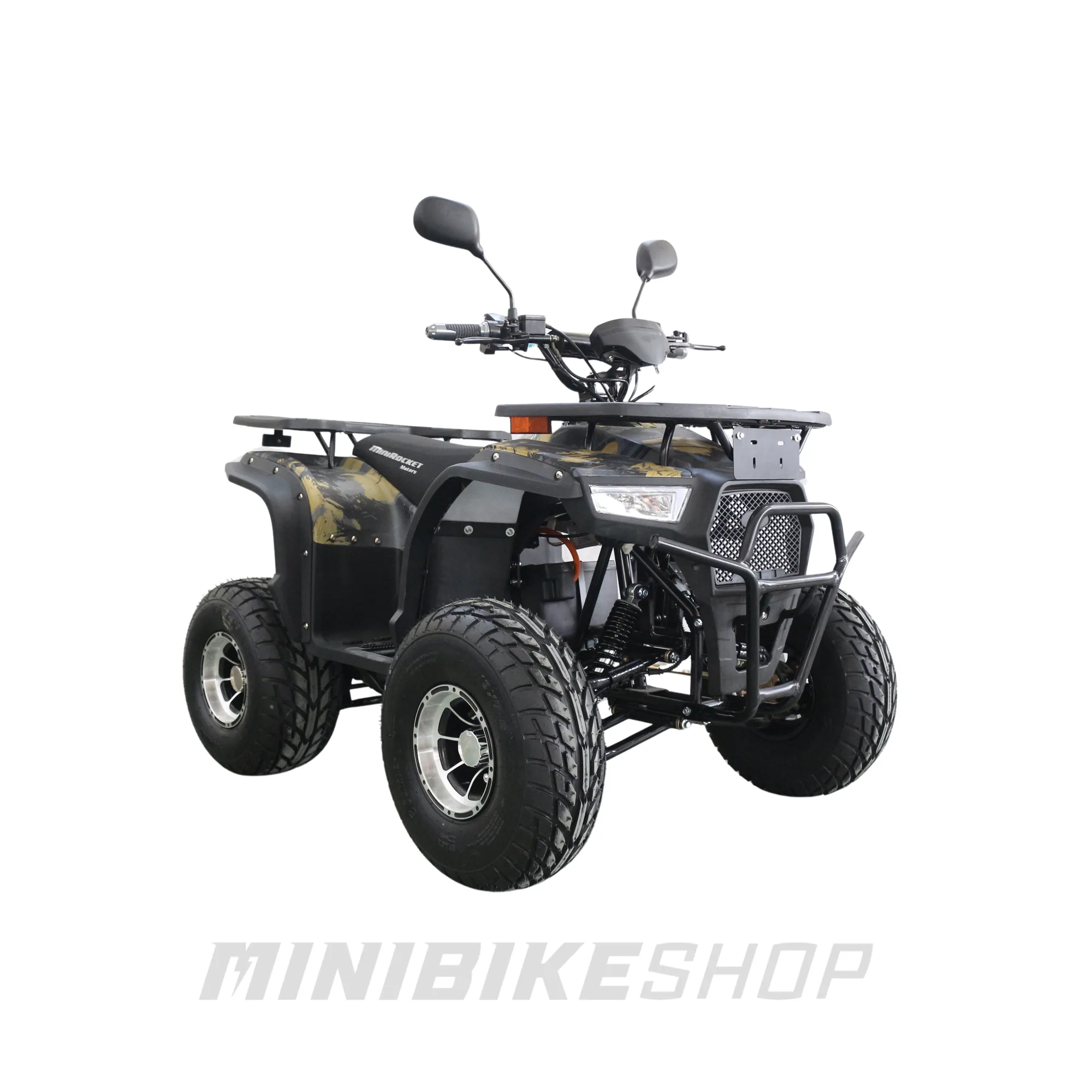 ATV Electric INMATRICULABIL RO MiniRocketEcoRunner 1500W 8" Deluxe  camuflaj Galben [18]