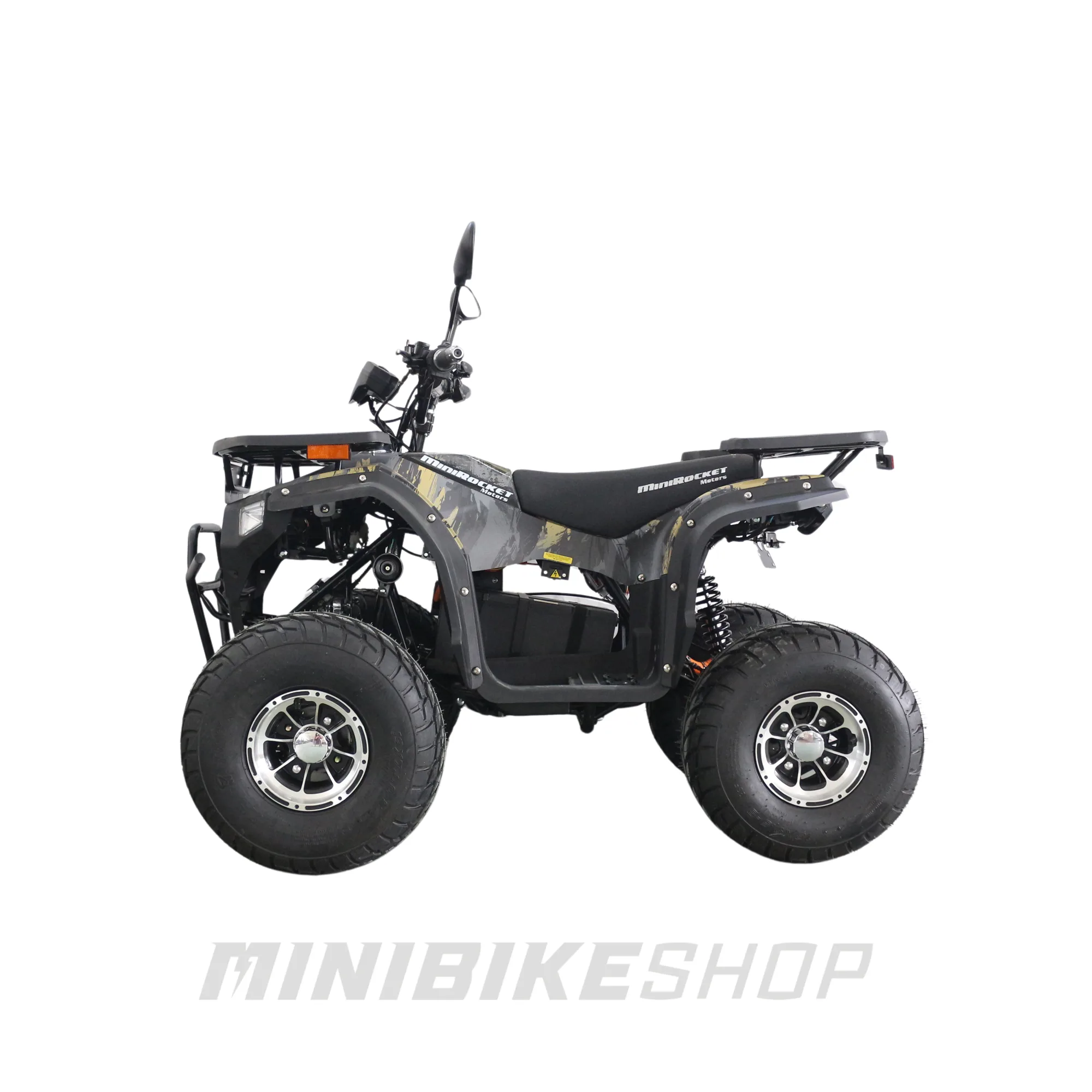 ATV Electric INMATRICULABIL RO MiniRocketEcoRunner 1500W 8" Deluxe  camuflaj Galben [20]
