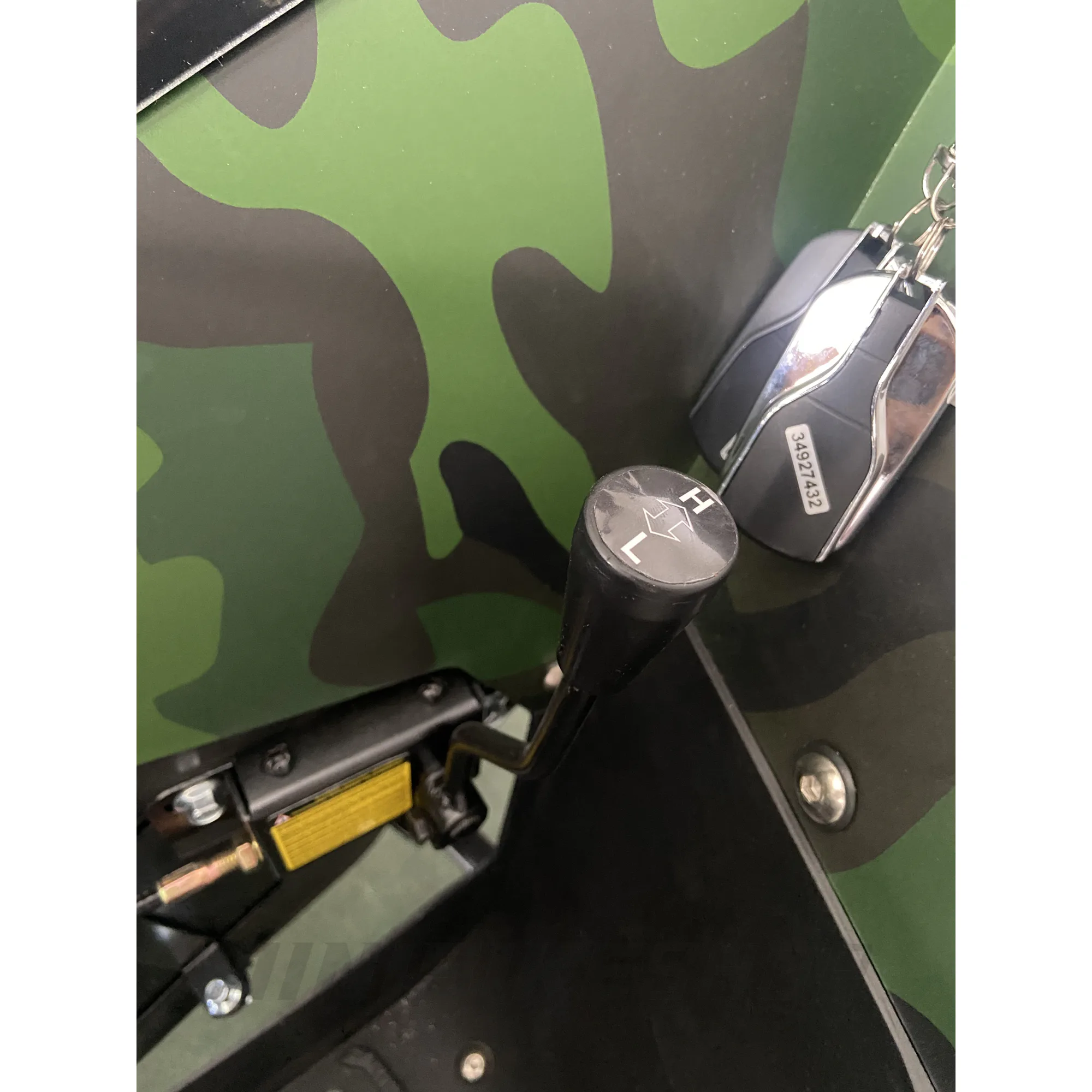 ATV Electric INMATRICULABIL RO MiniRocketEcoRunner 1500W 8" Deluxe  camuflaj Galben [1]