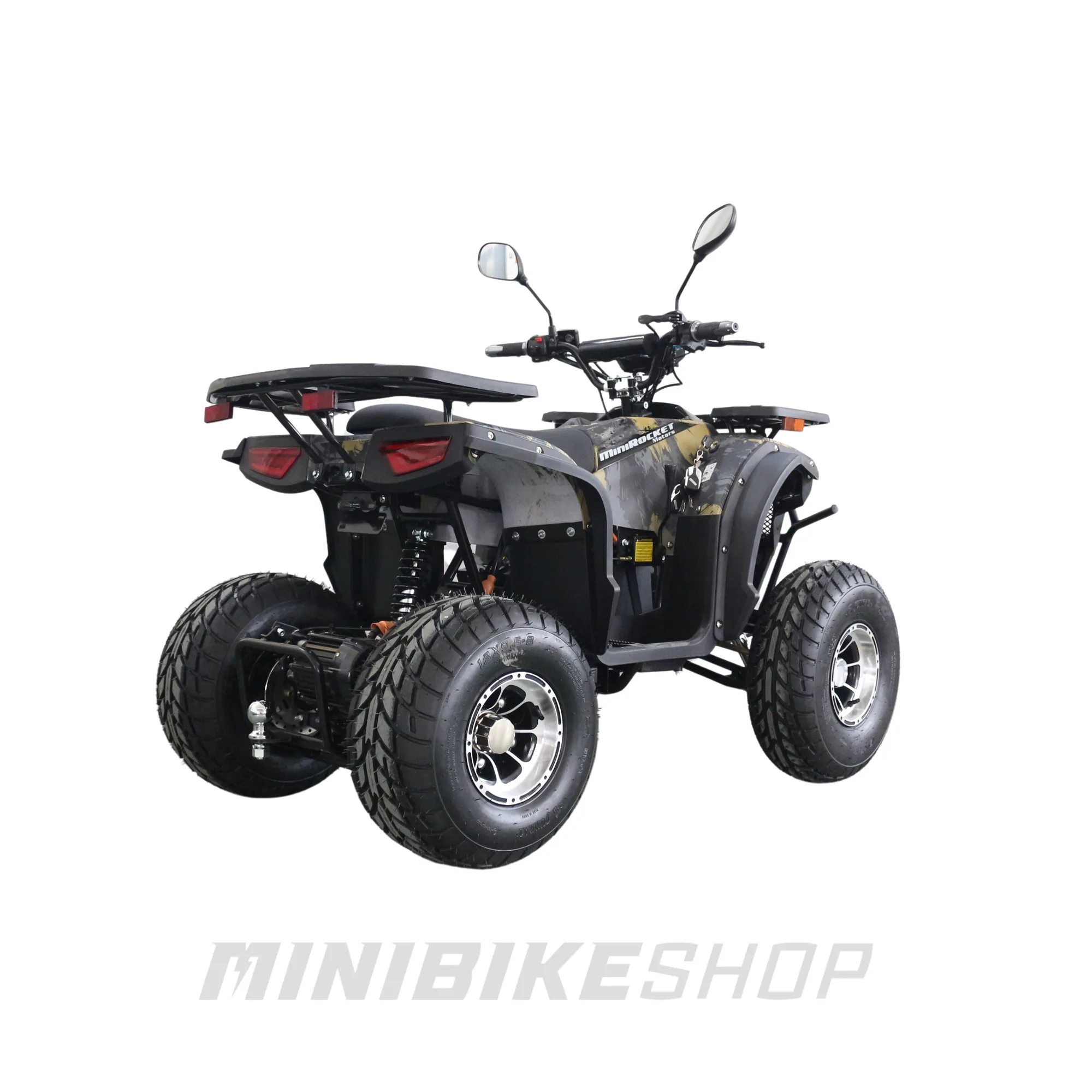 ATV Electric INMATRICULABIL RO MiniRocketEcoRunner 1500W 8" Deluxe  camuflaj Galben [16]