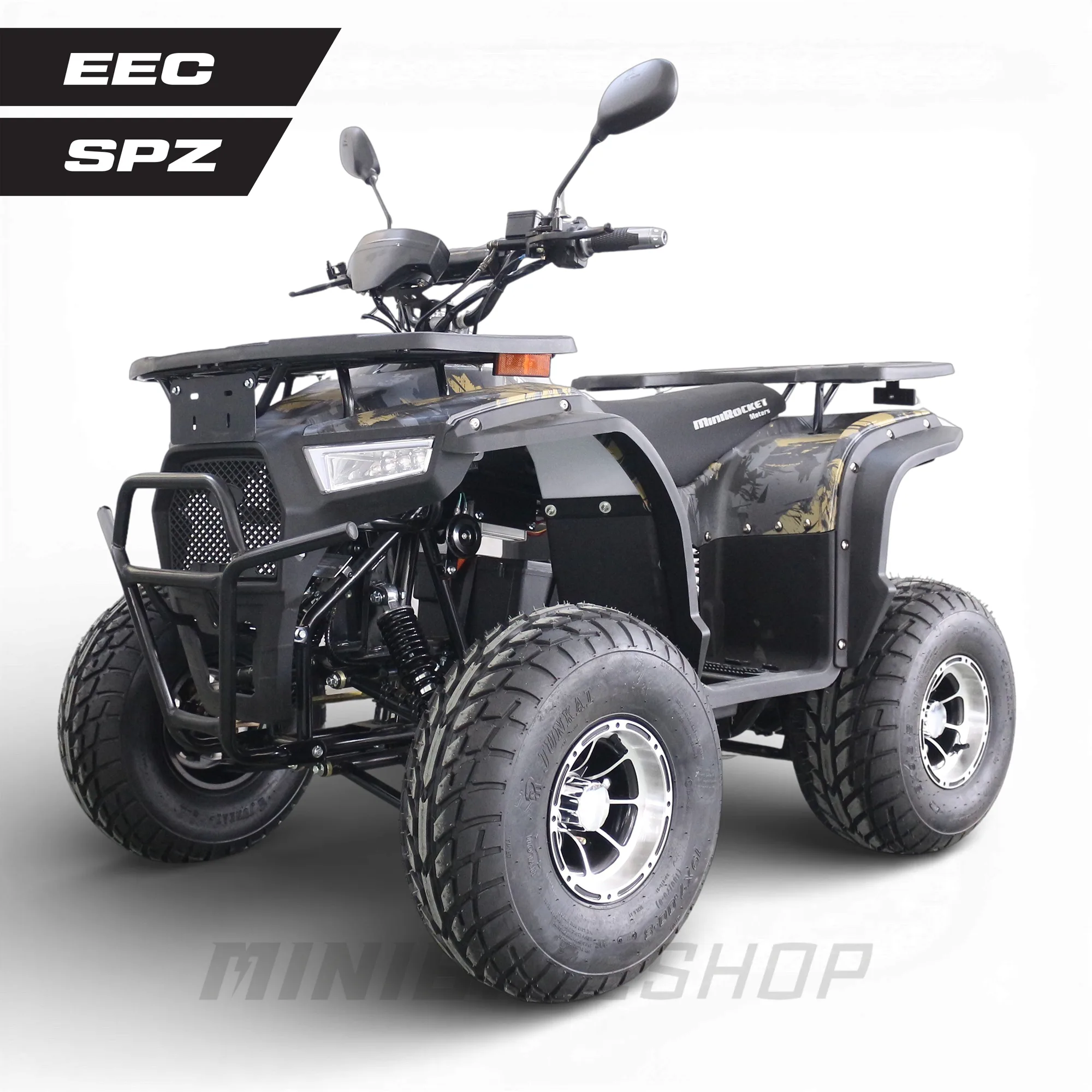 Atv - ATV Electric INMATRICULABIL RO MiniRocketEcoRunner 1500W 8" Deluxe  camuflaj Galben