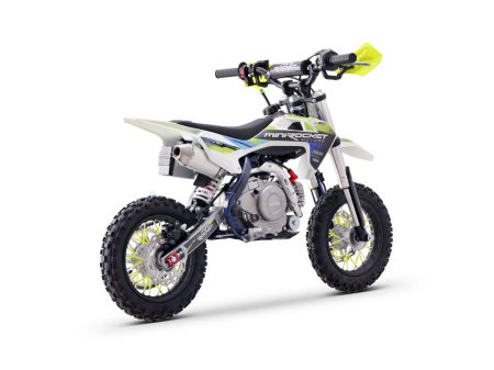 Motocicleta MiniRocket MiniPit DK60 cm3  roti 10"/10" pornire Buton- Albastru [7]