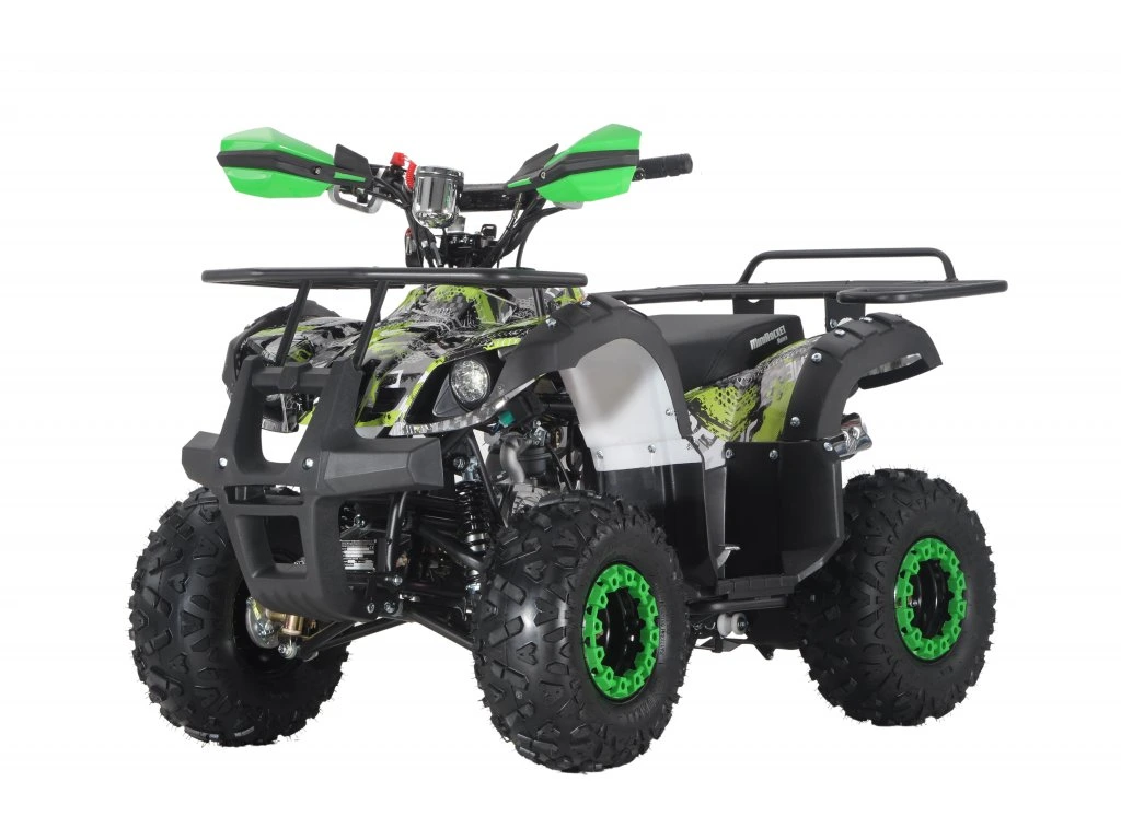 Atv - ATV Minirocket Toronto 125cc, jante 7" Pornire la Buton, 4Timpi verde camuflaj