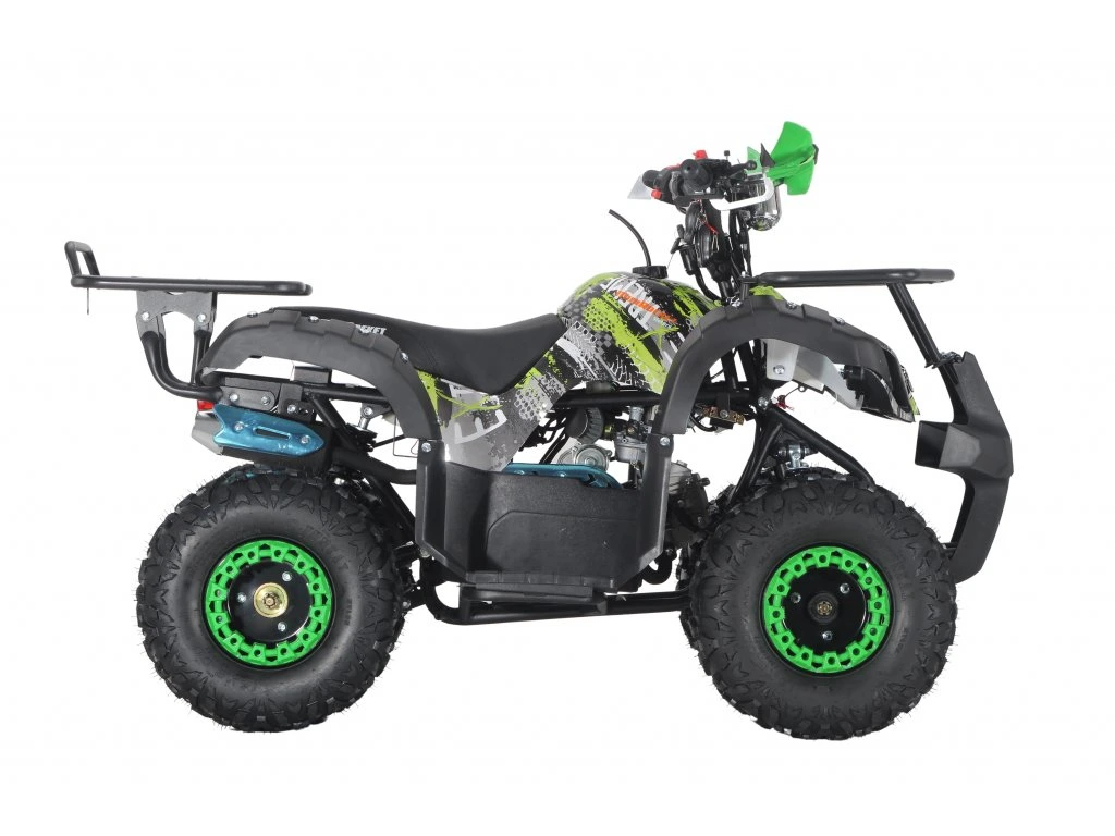 ATV Minirocket Toronto 125cc, jante 7" Pornire la Buton, 4Timpi verde camuflaj [2]