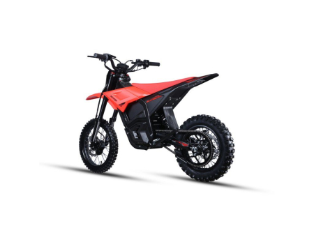 Motocicleta Electrica PitVolt 2500W 14"/12" - Roșu, Litium-Ion [1]