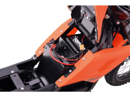 Motocicleta Electrica PitVolt 2500W 14"/12" - Roșu, Litium-Ion [11]
