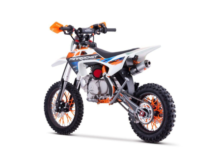 Motocicleta cross Minirocket DK125cm3 14"/12" Automat - portocaliu [6]