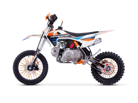 Motocicleta cross Minirocket DK125cm3 14"/12" Automat - portocaliu [5]