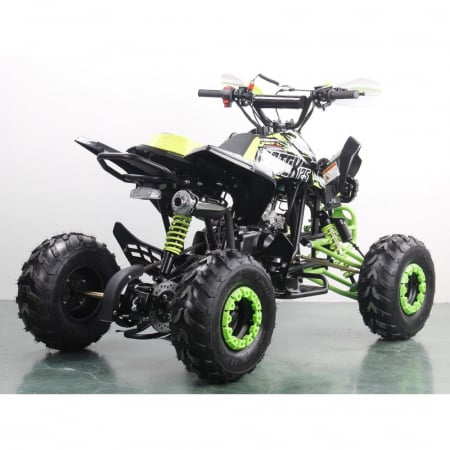 Atv SBR Vortex 7" 125cc 4T benzina negru/verde lemon [4]