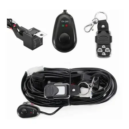 Cablaj Cu Telecomanda (Cu Flash Uri )Buton Si Releu Pentru Led Bar Pana La 300w [6]