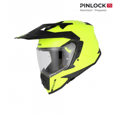 Casti Dual / Touring - Casca Touring, Acerbis, ASSAULT, Verde | Fluo