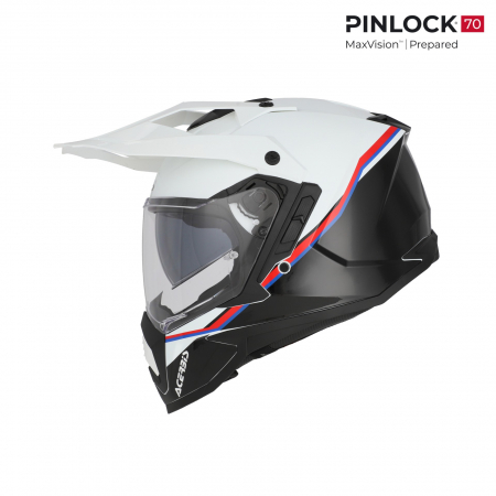 Casca Touring, Acerbis, ASSAULT GRAPHIC, Alb [2]