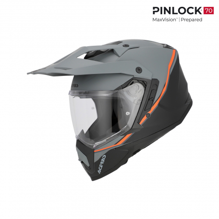 Casti Dual / Touring - Casca Touring, Acerbis, ASSAULT GRAPHIC, Gri