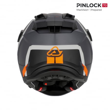 Casca Touring, Acerbis, ATTACK HELMET, Portocaliu [5]