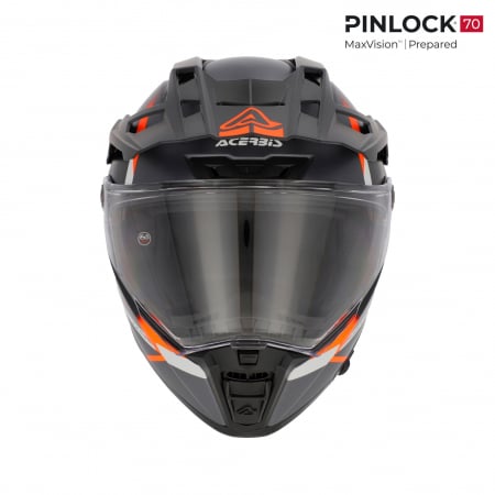 Casca Touring, Acerbis, ATTACK HELMET, Portocaliu [3]