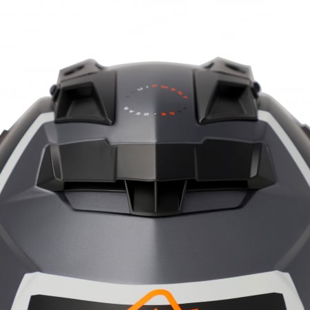 Casca Touring, Acerbis, ATTACK HELMET, Portocaliu [6]