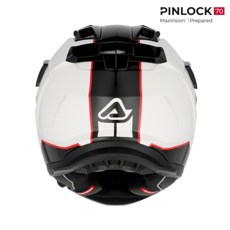 Casca Touring, Acerbis, ATTACK HELMET, Alb|Negru [5]