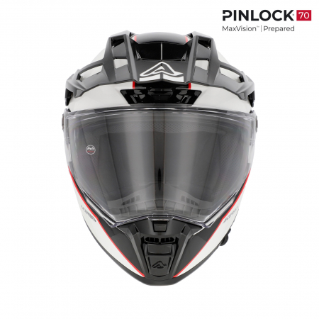 Casca Touring, Acerbis, ATTACK HELMET, Alb|Negru [3]