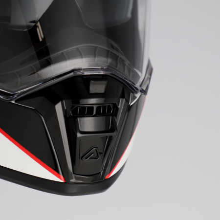Casca Touring, Acerbis, ATTACK HELMET, Alb|Negru [8]