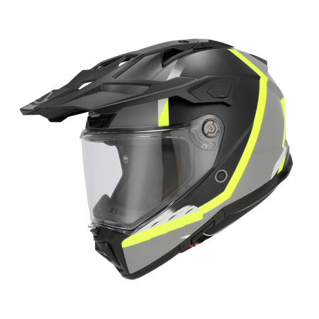 Casti Dual / Touring - Casca Touring, Acerbis, ATTACK HELMET, Verde