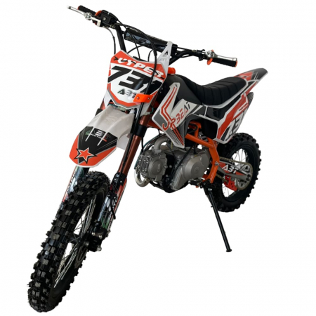 Moto Adolescenti (4-17 Ani) - Cross 125cc Upbeat Vyper 17/14 benzina 4T ponire electrica portocaliu/negru