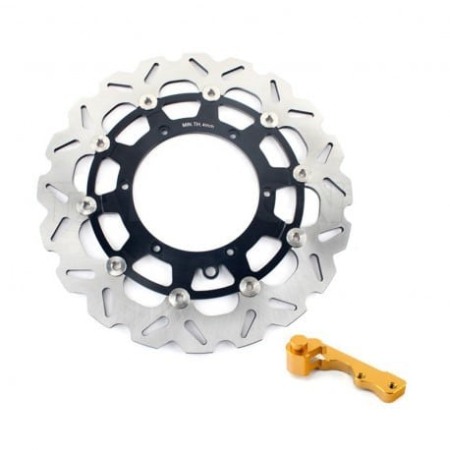 Discuri de Frana - Disc Flotant Frana Fata Ktm '93-'20 | Husqvarna 320mm Supermoto Cu Adaptor Etrier Inclus Enduro Expert