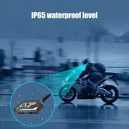 Intercom Sistem Comunicare Moto Offroad 4x4 Ski Wifi Gearelec Gx6 - Set 2 Bucati [3]