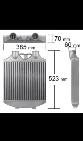 Racire - Intercooler Marit Aluminiu 30% Nissan Patrol Y60 Made In Germany