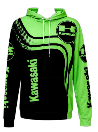 Echipament - Kawasaki Hanorac 091465.010.064 Green XXL