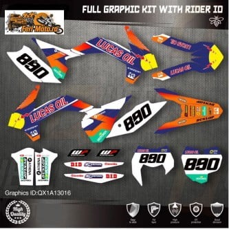 Kit Complet cu FERI MOTO - Kit Sticker Ktm 2013 2014 2015 Sx Sxf , 2014 2015 2016 Exc Xc-W Exc-F 16