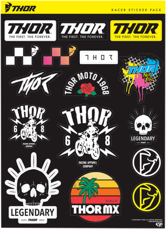 Format A3 Individuale - Kit Stickere, Thor, Decal Race