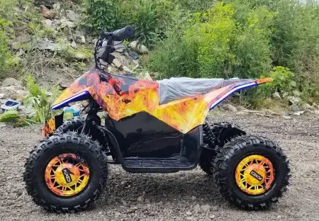 ATV TESLA Mini Atv Electric 1000w 36v Roti 4" Cyber Truck, [1]