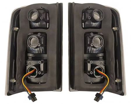 Set Lampa Stopuri Auto Cu Led Spate Pentru Nissan Patrol Y61 Pana La 2005, Rosu | Clar [6]
