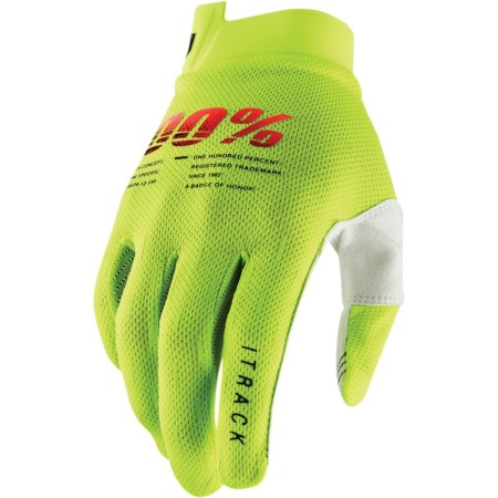 Primava-Vara - Manusi Moto, 100%, Itrack Fluo Galben,