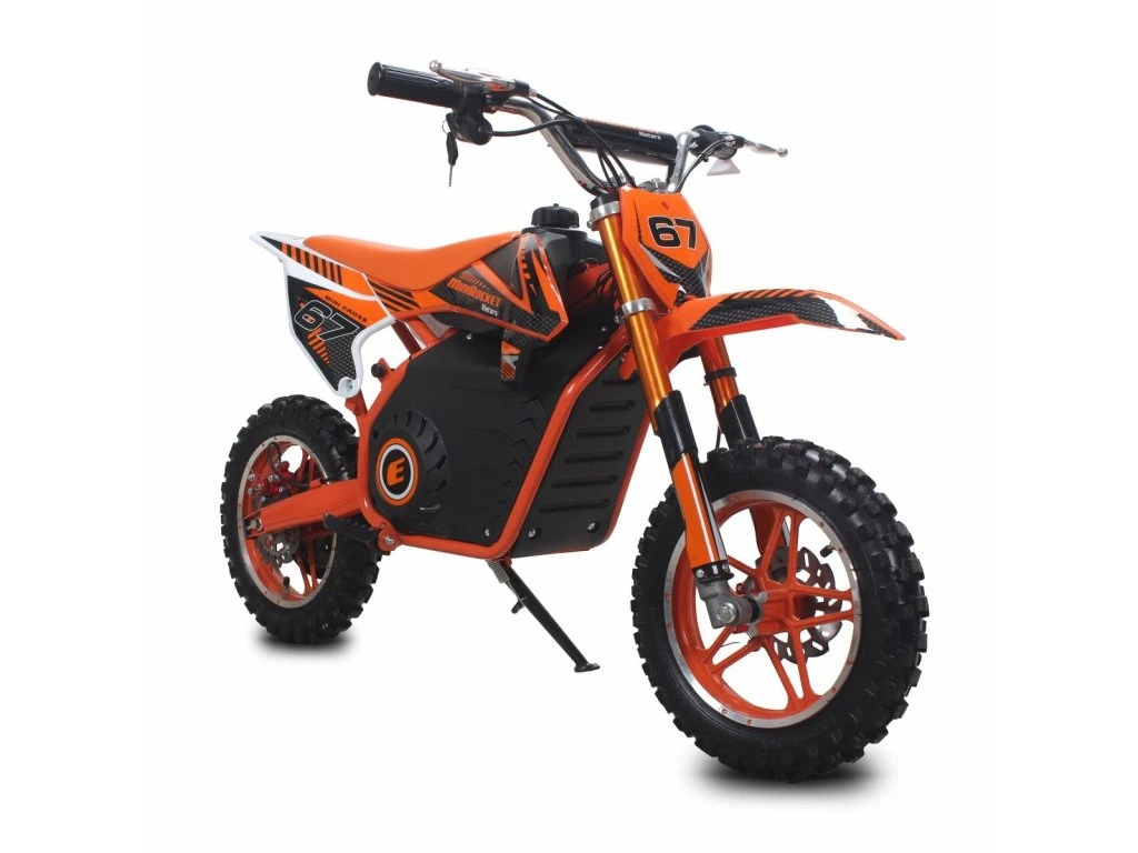 Motocicleta copii electrica MiniRocket VIPER 1000W roti 10/10"- Verde [0]