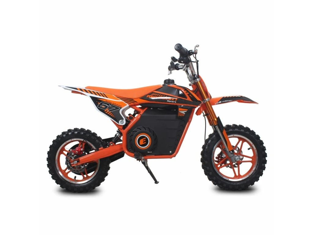 Motocicleta copii electrica MiniRocket VIPER 1000W roti 10/10"- Verde [4]