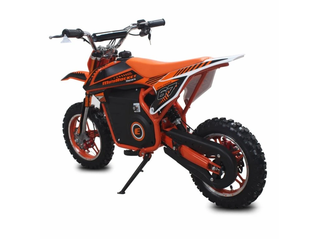 Motocicleta copii electrica MiniRocket VIPER 1000W roti 10/10"- Verde [6]