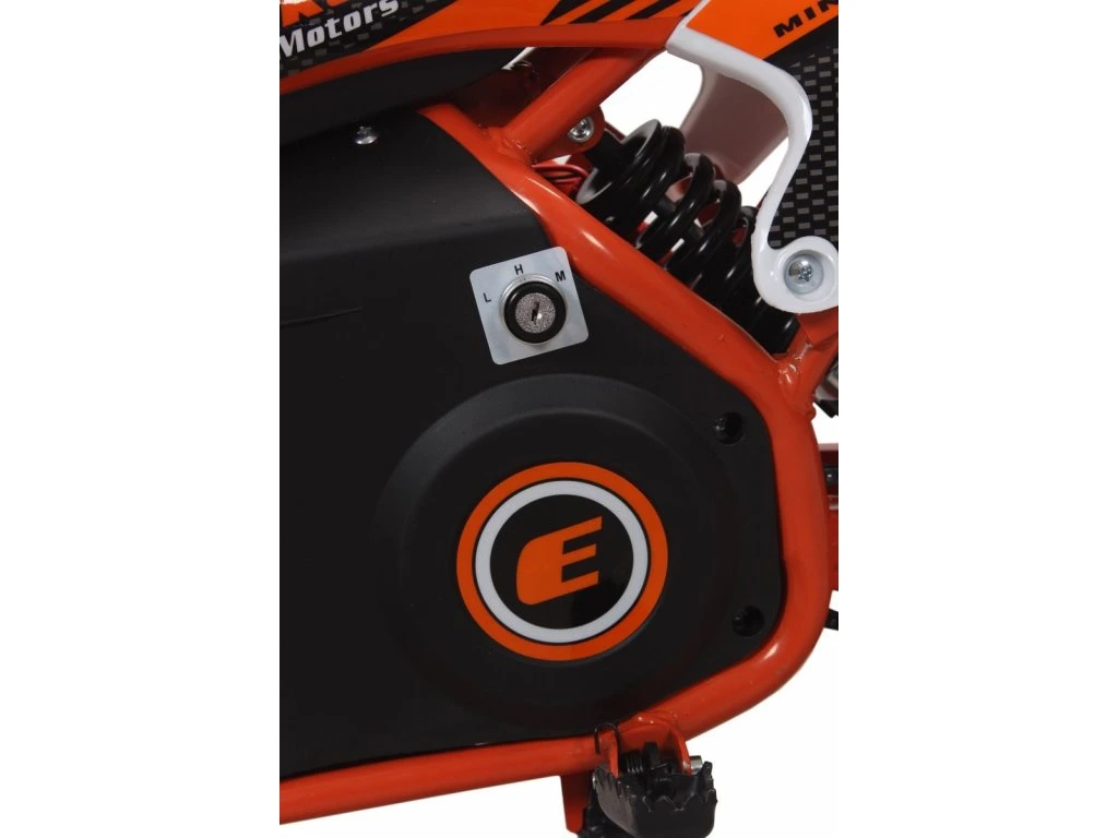 Motocicleta copii electrica MiniRocket VIPER 1000W roti 10/10"- Verde [3]