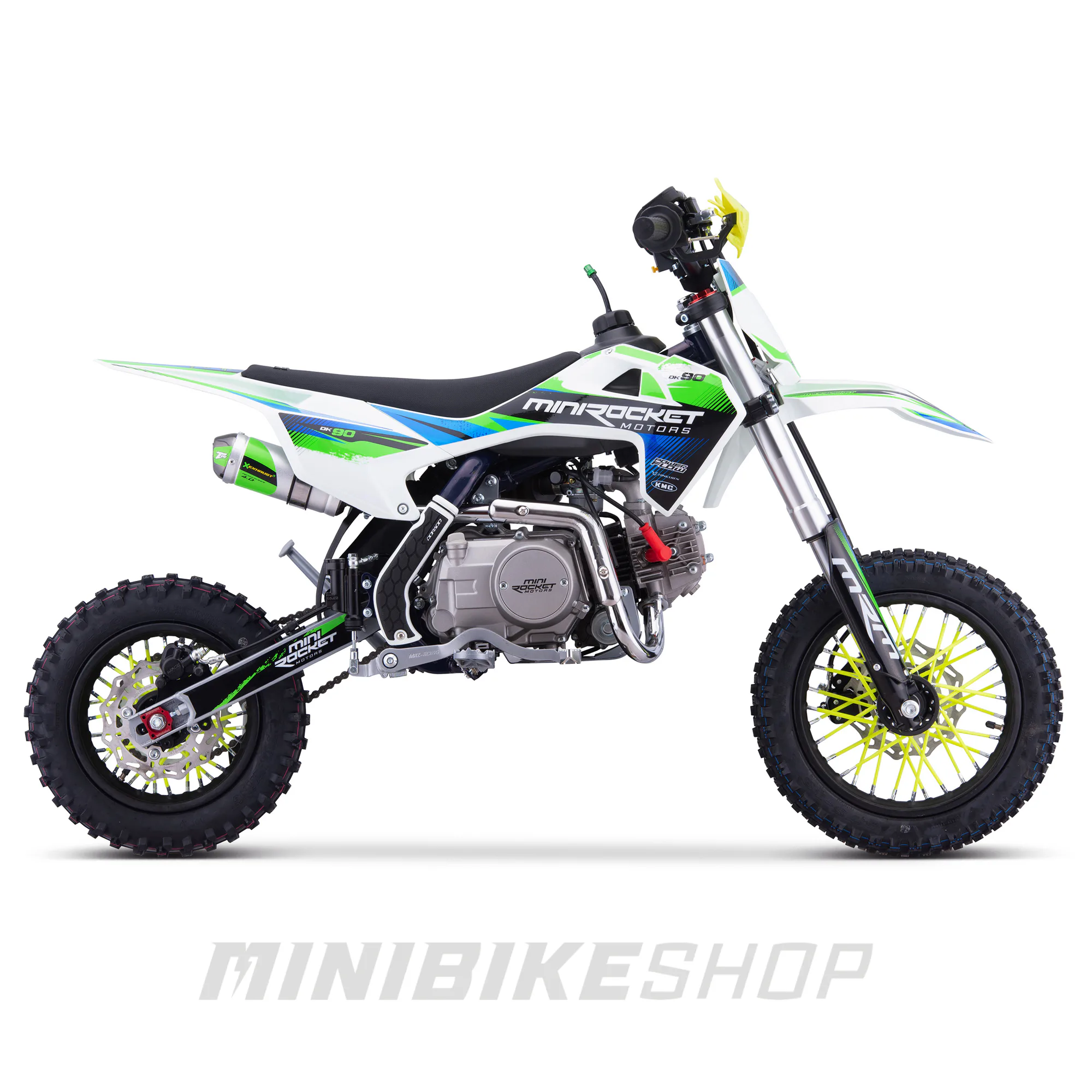 Motocicleta cross 125cc MiniRocket Dorado DK90 roti 12/10 Automata pornire la Buton. [2]