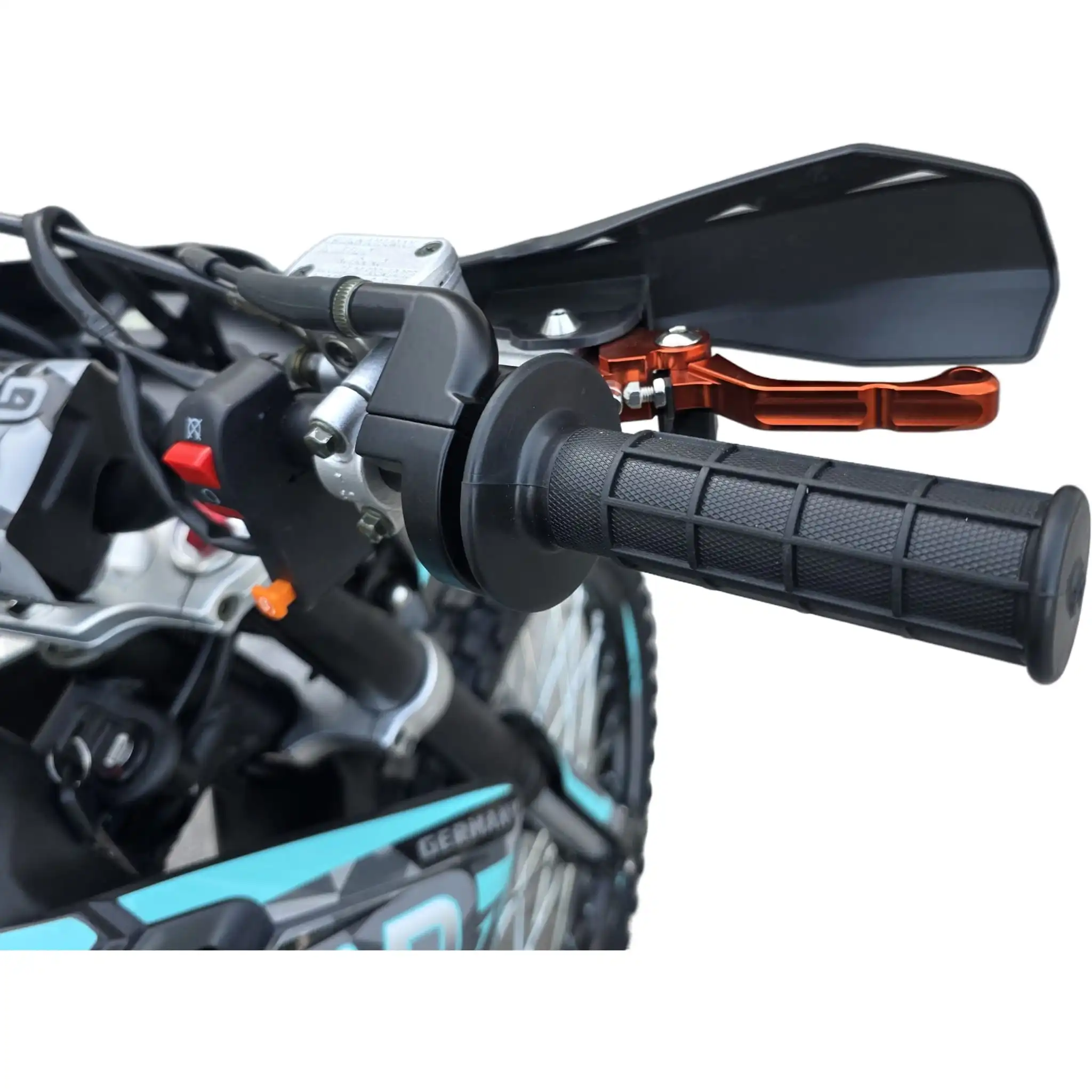 Motocicleta Cross 160cc, Alfarad T6S, Pornire La Buton Roti 19-16", Turcuaz [3]