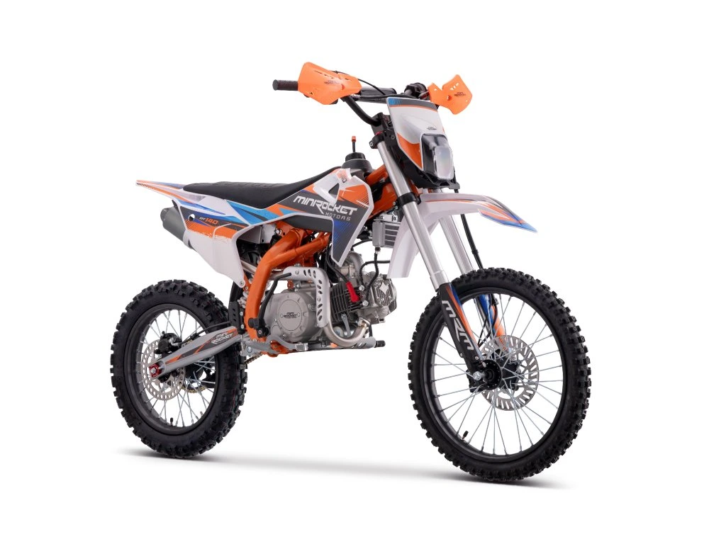 Motociclete - Motocicleta cross MiniRocket Dorado DT140cc 19"/16" 4T Benzina pornire la buton roti 17/14 - Copie