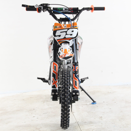 Motocicleta cross 125cc NCX CRX 4T benzina 14/12" alb/portocaliu [6]