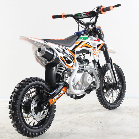 Motocicleta cross 125cc NCX CRX 4T benzina 14/12" alb/portocaliu [5]