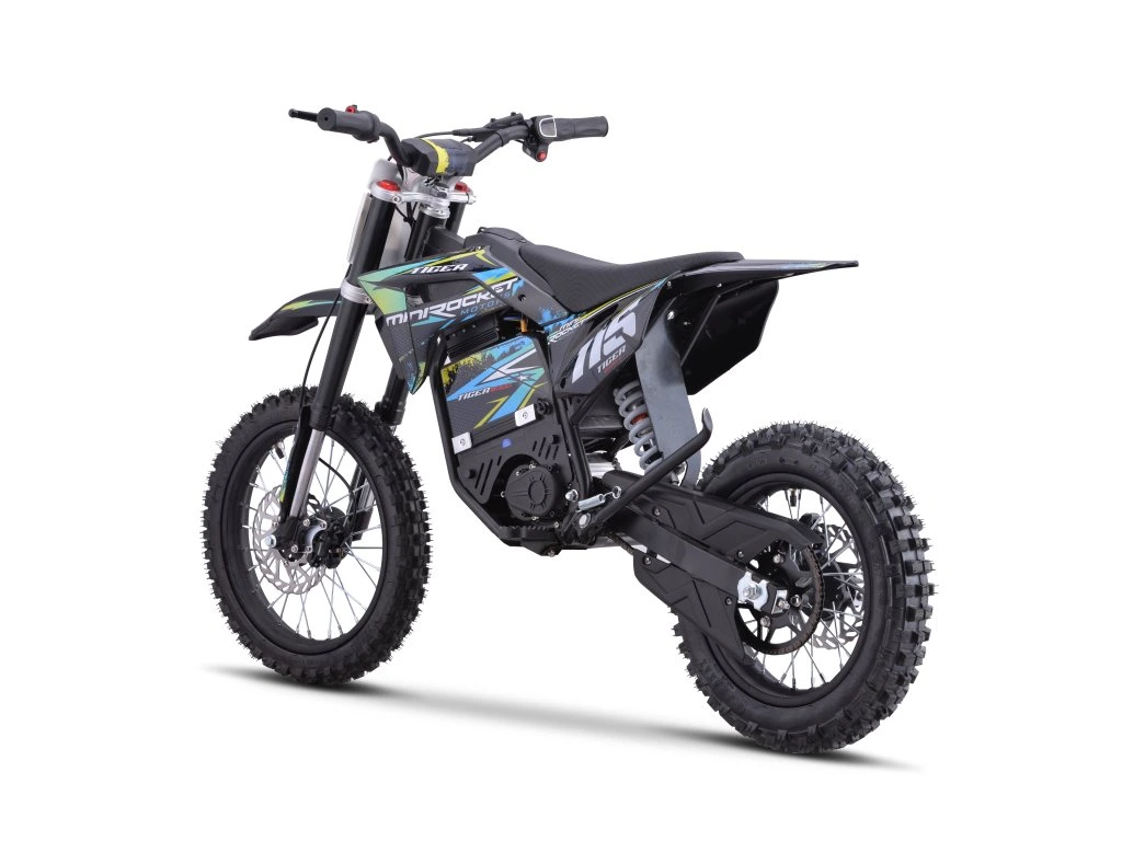 Moto Electrice - Motocicleta Electrica  Tiger 3000W 14"/12" albastru Li -Ion