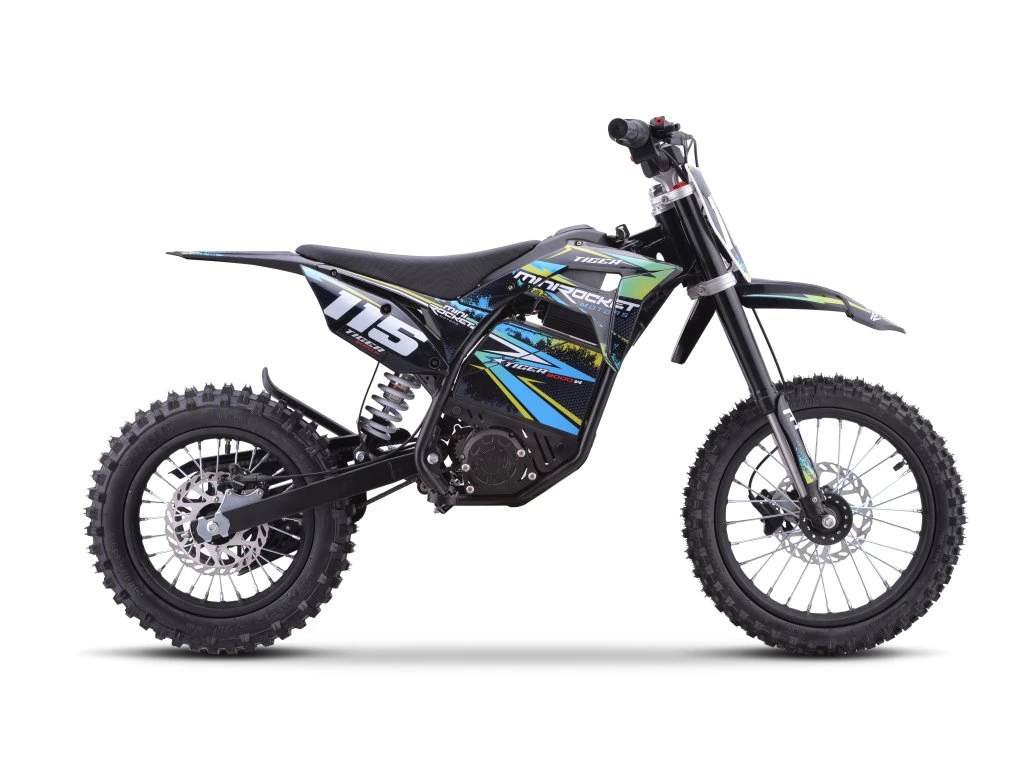 Motocicleta Electrica  Tiger 3000W 14"/12" albastru Li -Ion [2]