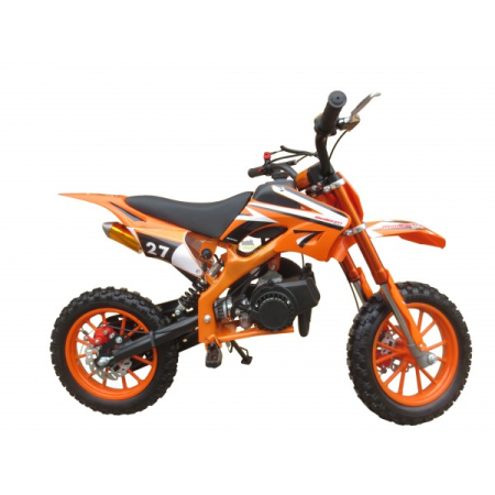 Motociclete - Motocicleta, Minicross Apollo portocaliu 10 | 10" 49cc 2Timp Pornire La Sfoara