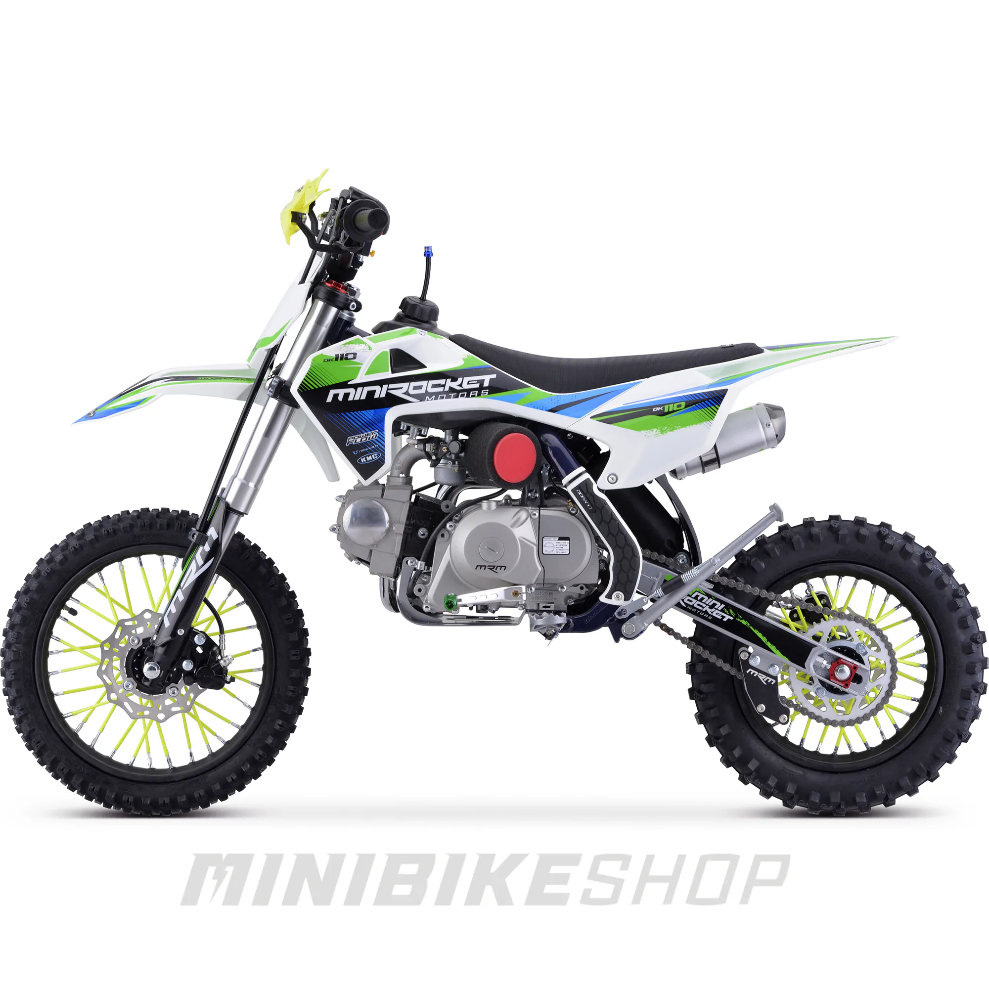Motocicleta MiniRocket MiniPit DT110 110cm3  roti 14"/12" pornire Buton-Semi-Automat [4]