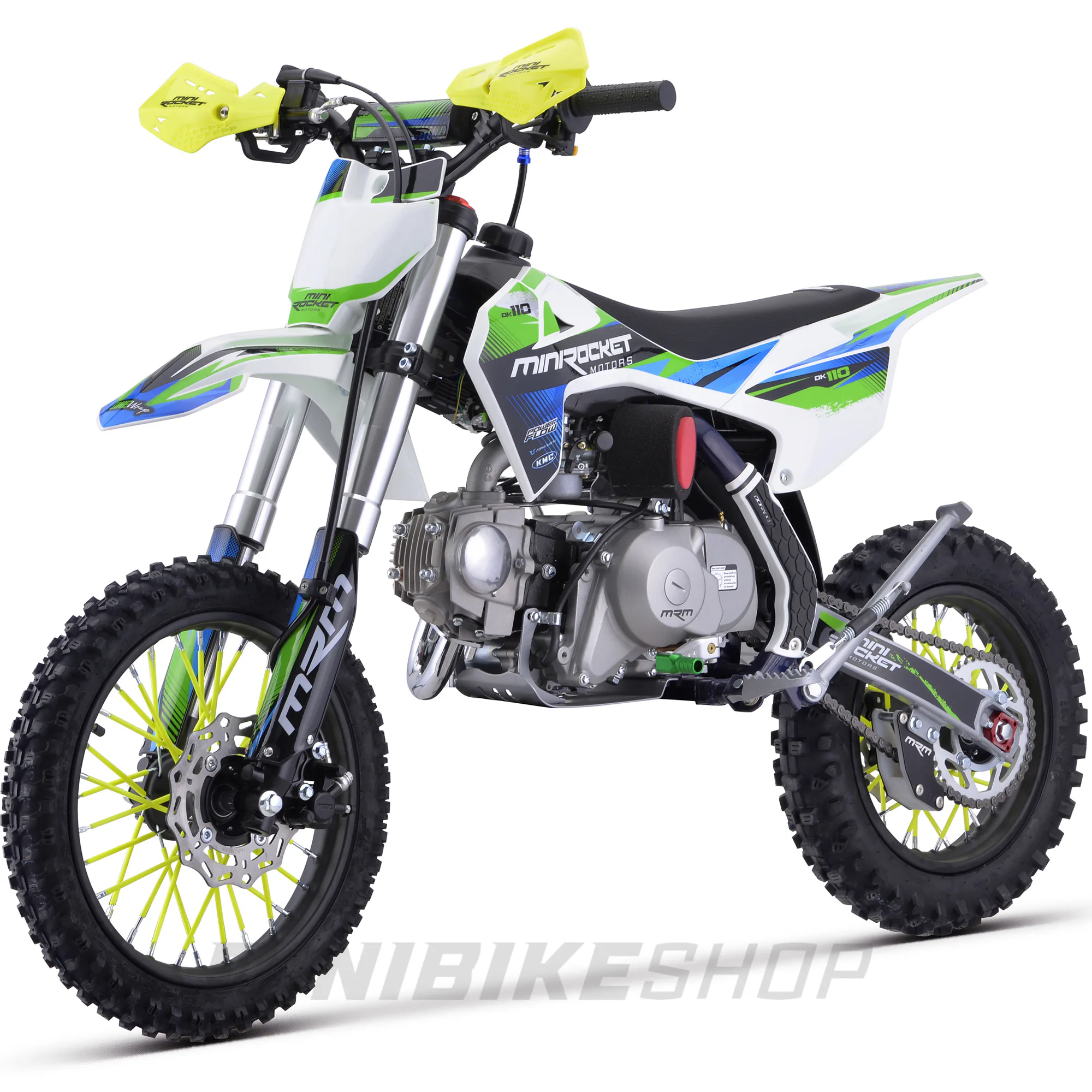 Motociclete - Motocicleta MiniRocket MiniPit DT110 110cm3  roti 14"/12" pornire Buton-Semi-Automat